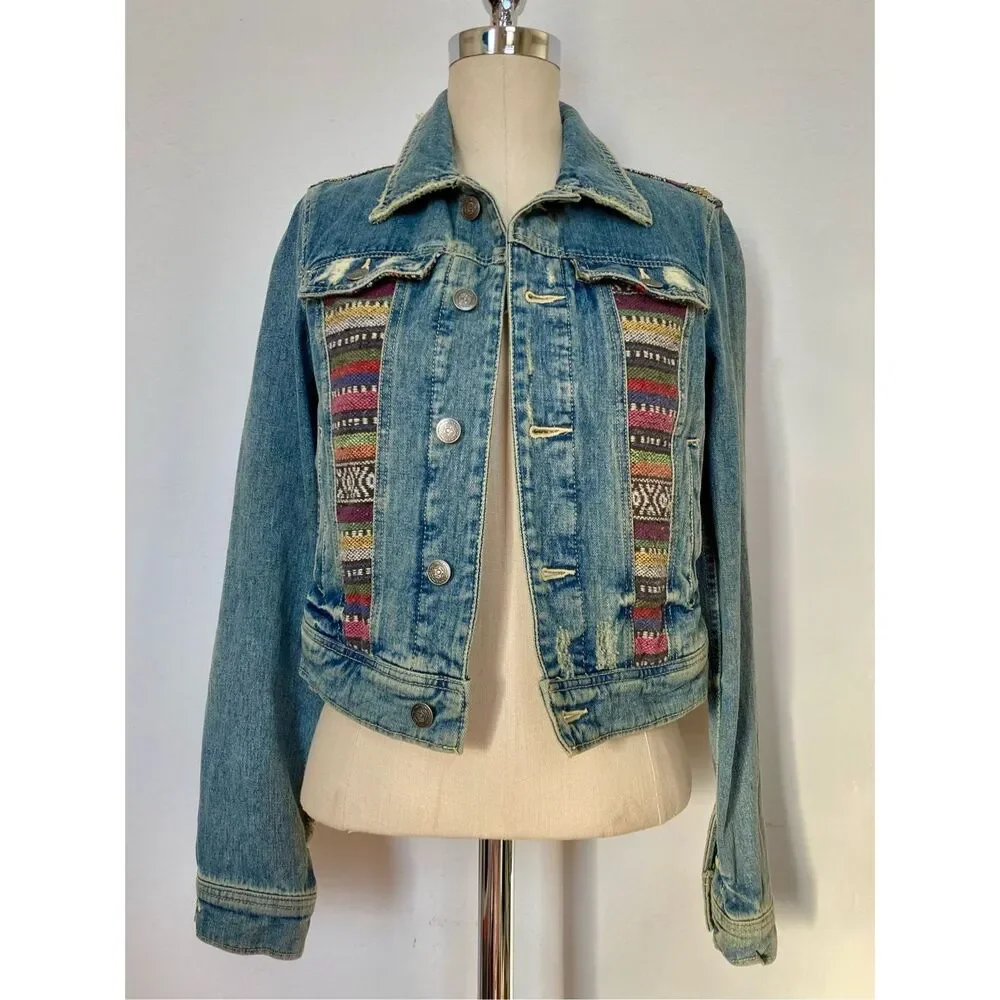 NEW Free People Women’s 0 Baja Denim Jacket - Picture 8 of 16